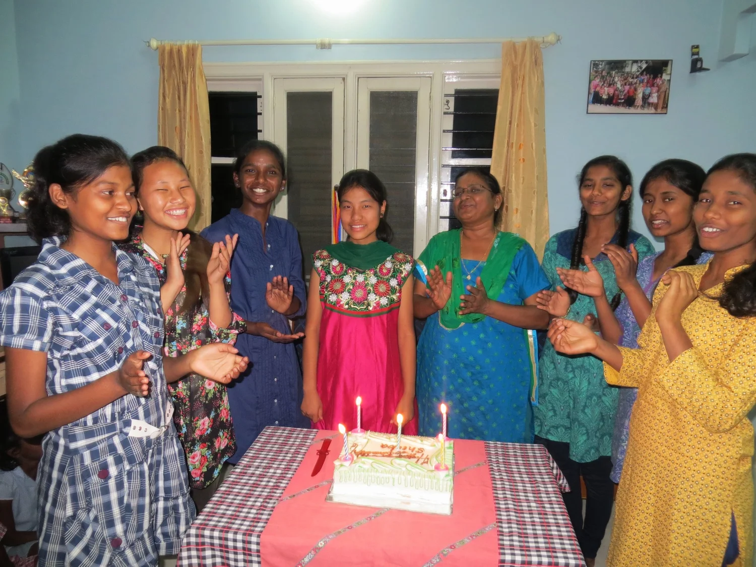 Birthday celebration at the Home