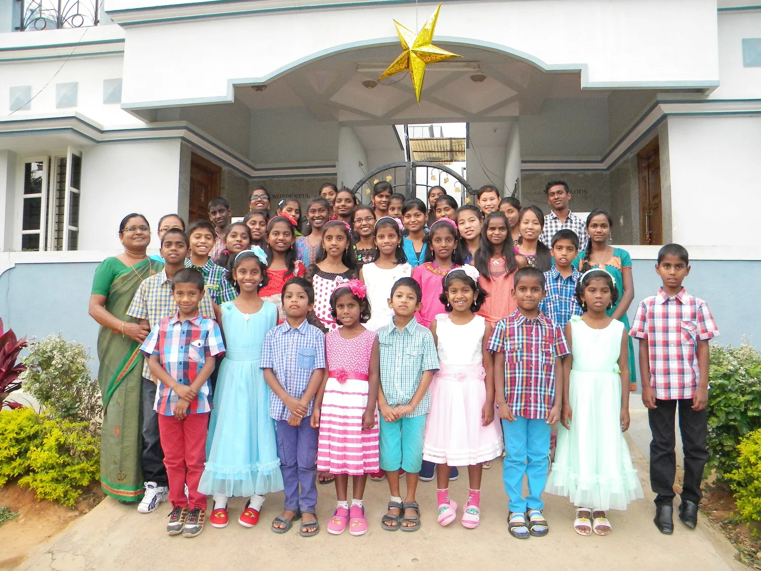 Group of Blessing Home children
